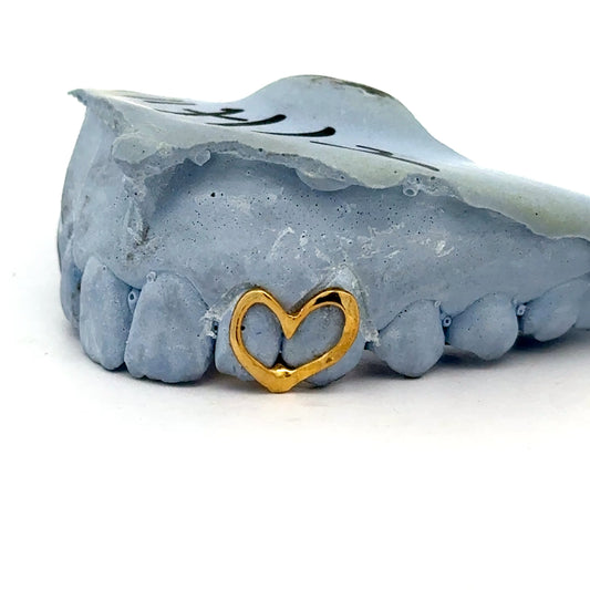 Custom 2 Teeth - Heart Shaped Grillz
