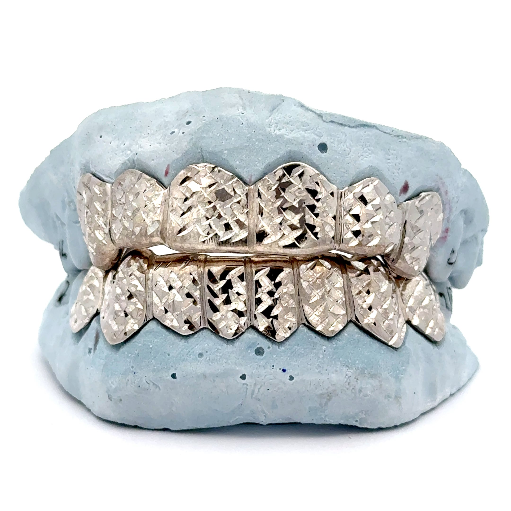 Custom Cross Diamond Cut Gold Grillz [SG005] | Jewelry Dog