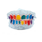Custom Rainbow Enamel Grillz