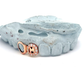 Open Face + Natural Diamond Letter Grillz