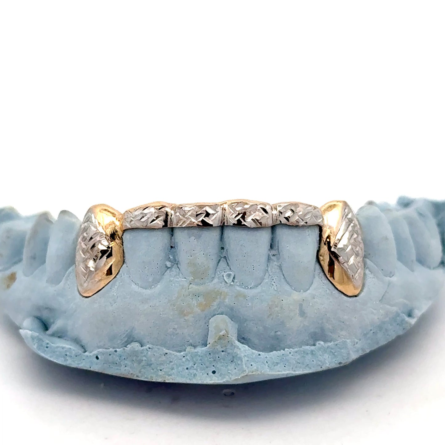 Custom Bar Grillz + Two-Tone Diamond Cuts
