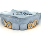 Custom 4 Teeth - 2 Open Heart Face & 2 Open Face Window Grillz