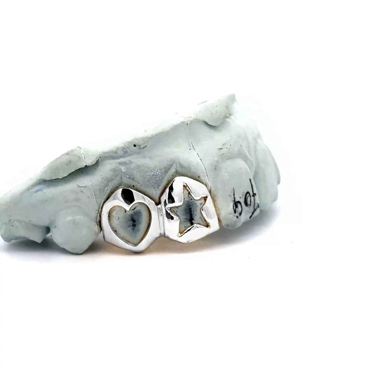 Open Face Star & Open Face Heart Grillz