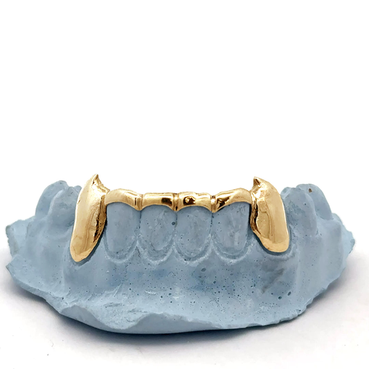 Custom Wave Bar Grillz + Extended Fangs
