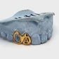Custom 2 Teeth - Open Face Window + 3D Letter