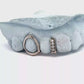 Open Face with Diamond Gap Grillz