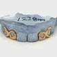 Custom 4 Teeth - 2 Open Heart Face & 2 Open Face Window Grillz