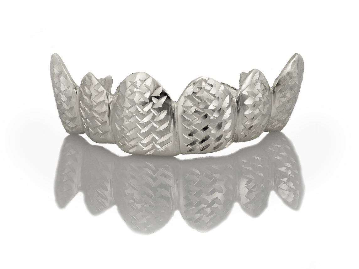 Custom Cross Diamond Cut Gold Grillz [SG005]