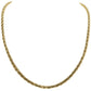 10K Yellow Gold Rope Chain - 4MM