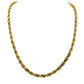 10K Yellow Gold Rope Chain - 6MM