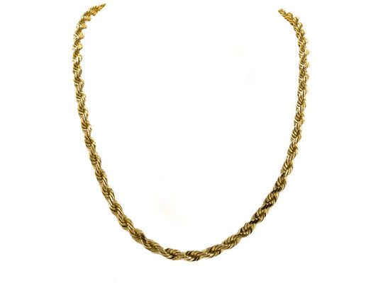10K Yellow Gold Rope Chain - 6MM