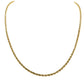 10K Yellow Gold Rope Chain - 3MM