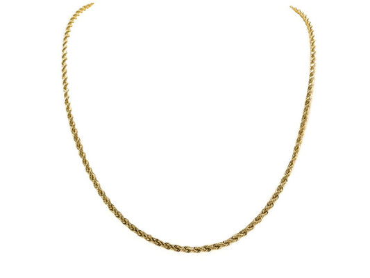 10K Yellow Gold Rope Chain - 3MM