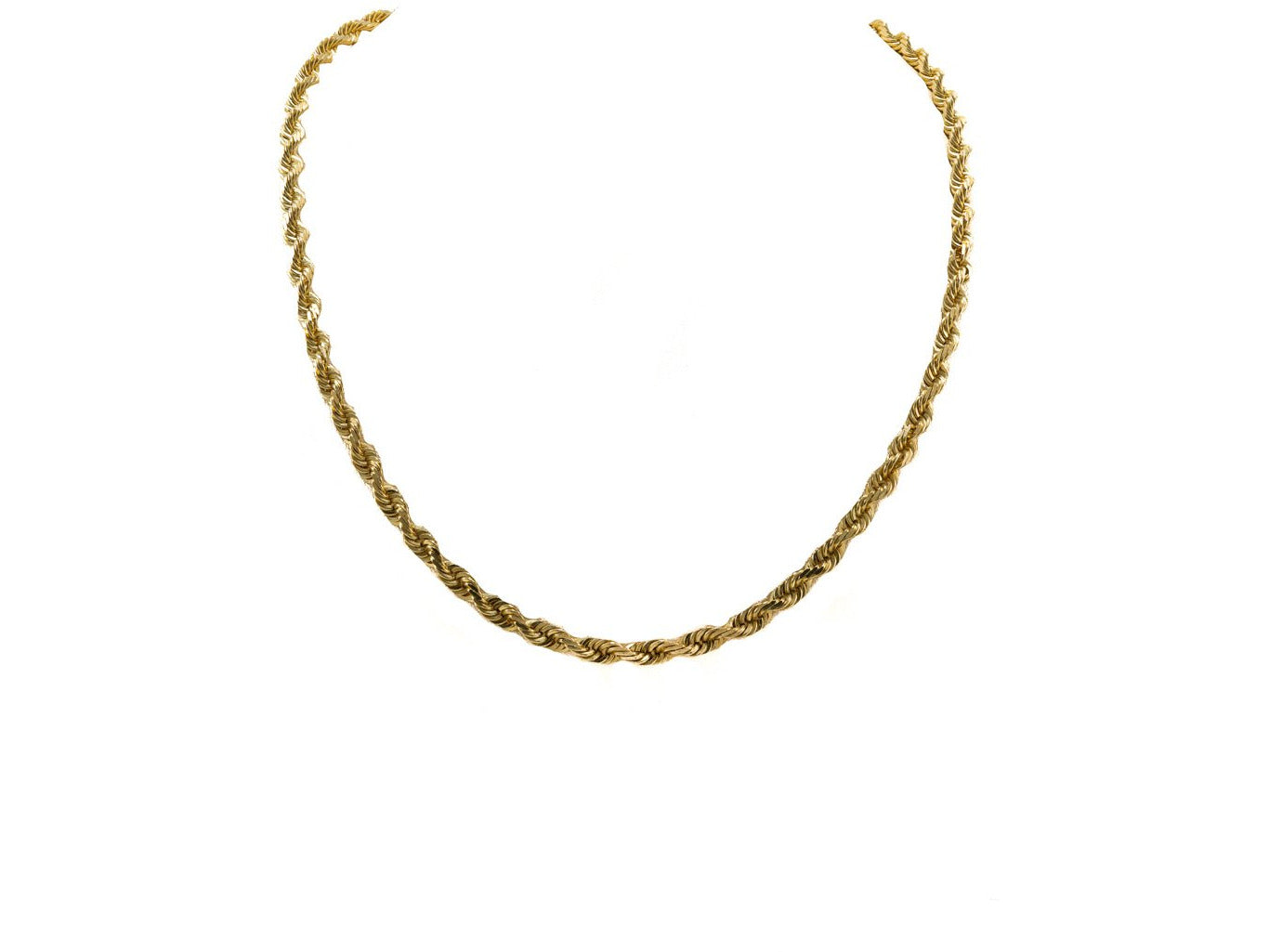 10K Yellow Gold Rope Chain - 5MM