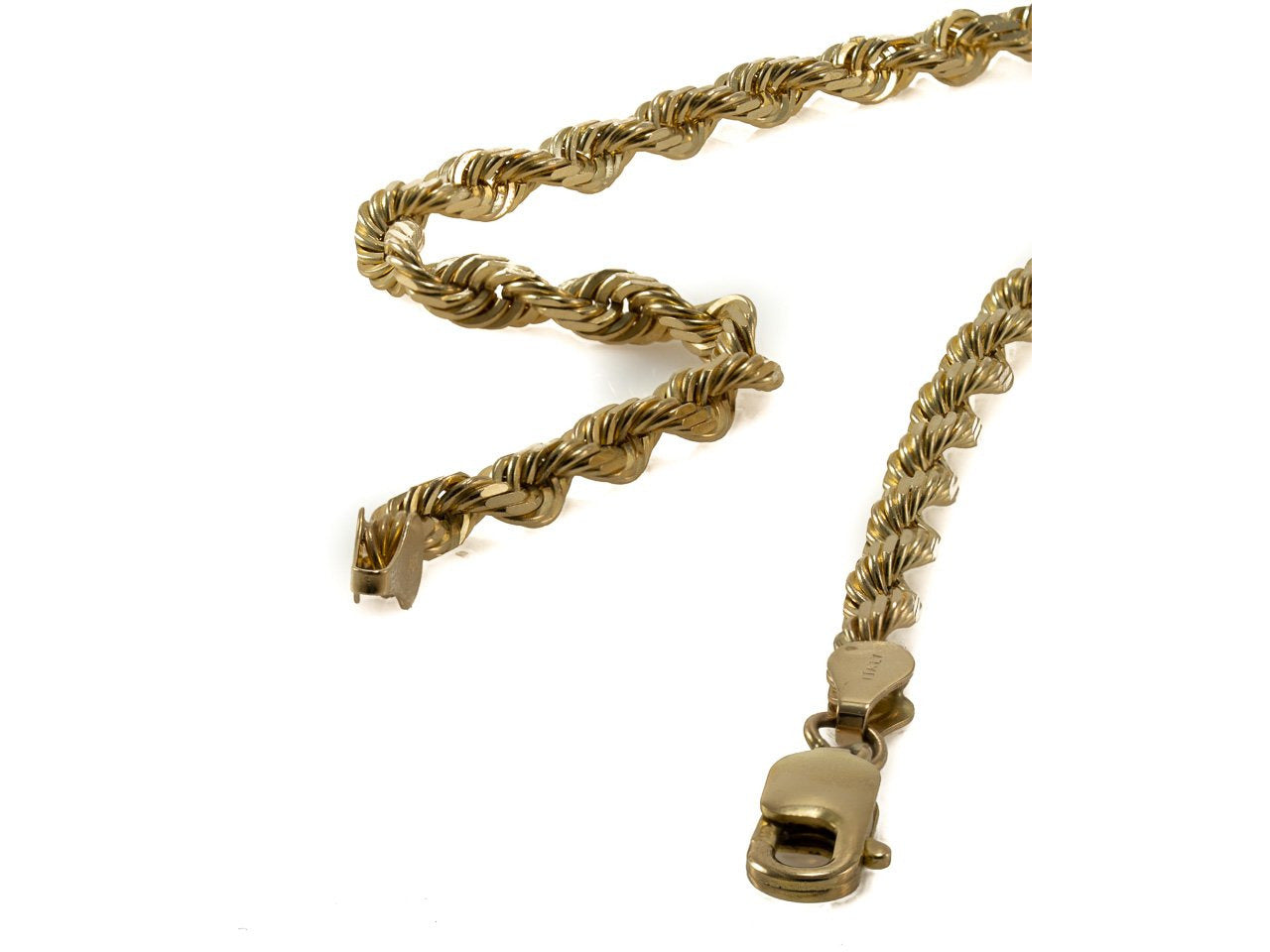 10K Yellow Gold Rope Chain - 5MM