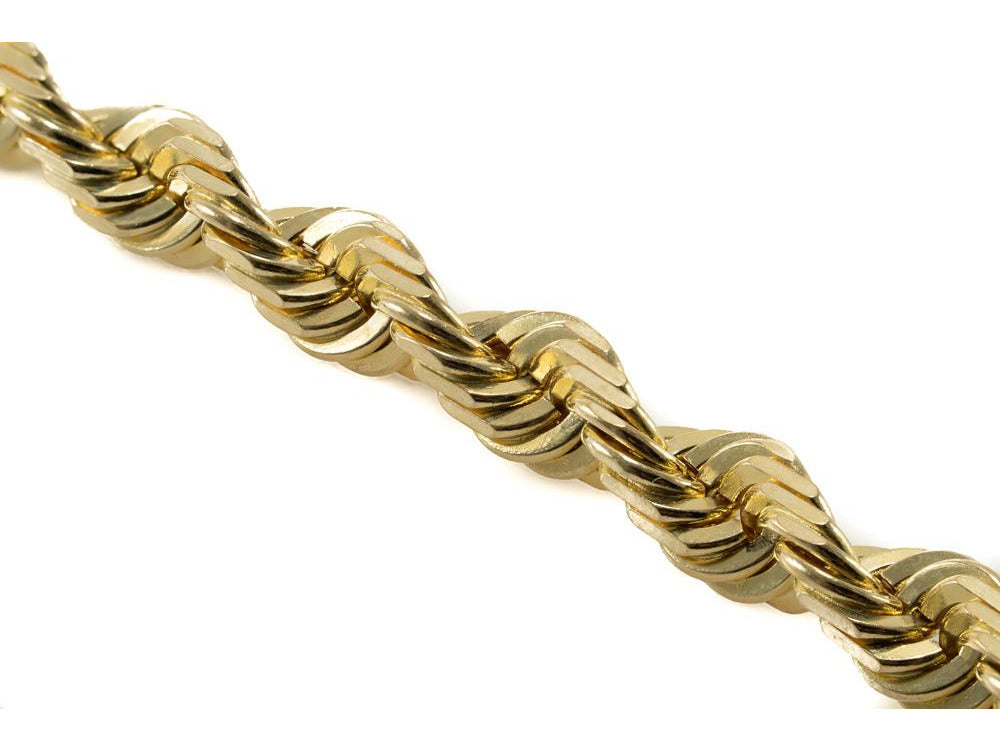 10K Yellow Gold Rope Chain - 5MM
