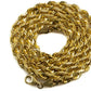10K Yellow Gold Rope Chain - 5MM