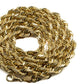 10K Yellow Gold Rope Chain - 6MM